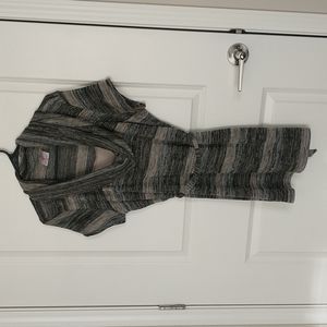 Two hearts maternity xl black tan grey